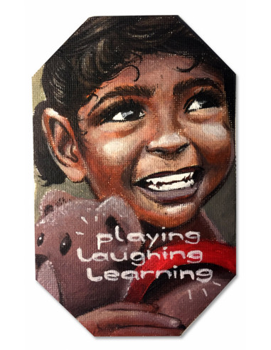 playing, laughing, learning